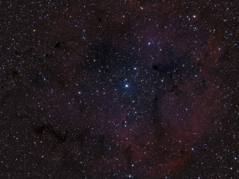 IC 1396 with IC 1396A - the Elephant's Trunk Nebula